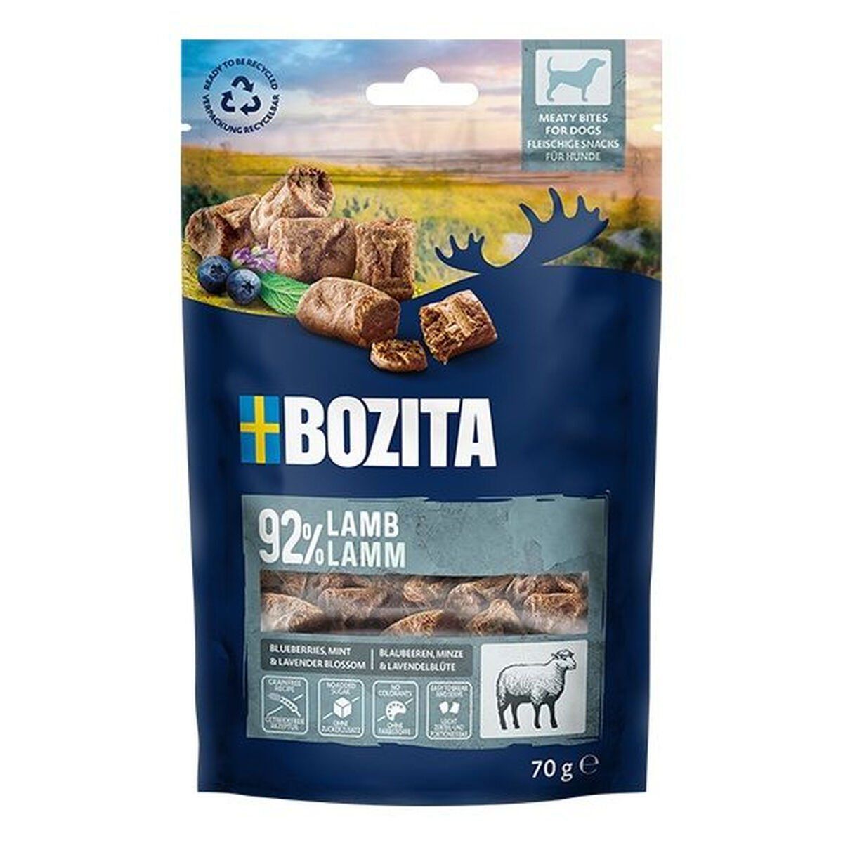 Snack para Perros Bozita Cordero 70 g