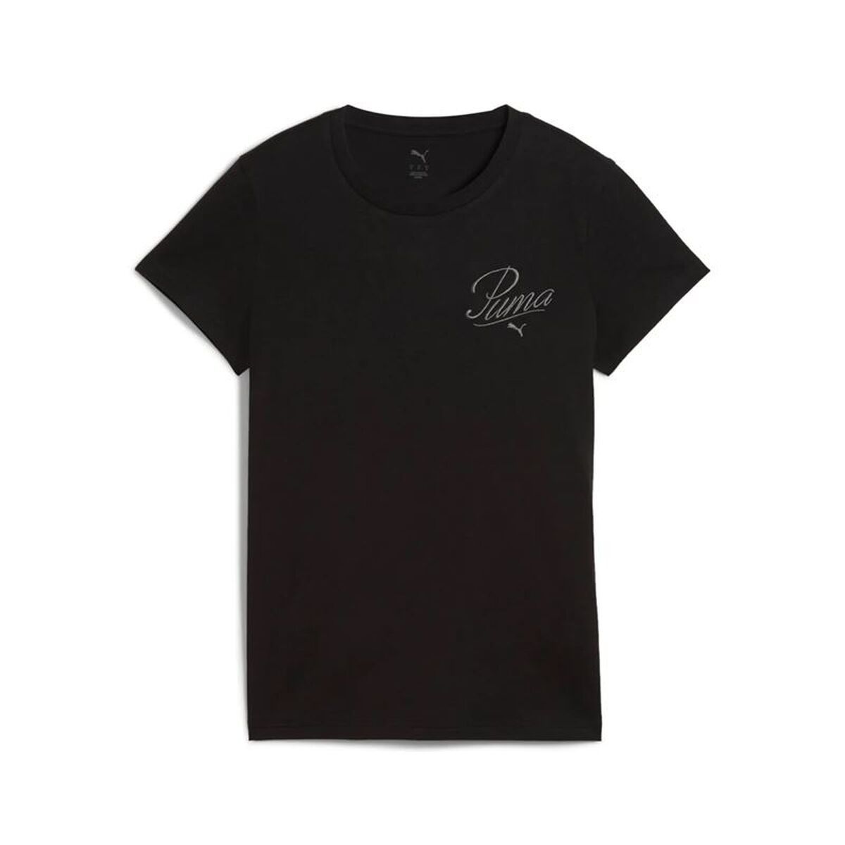 Camiseta de Manga Corta Mujer Puma Essentials Script Negro