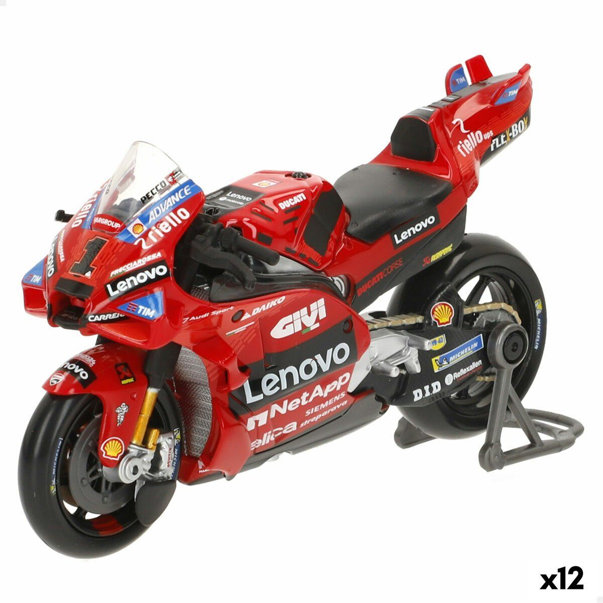 Motocicleta Maisto 2024 DUCATI LENOVO 12 X 8 X 4 CM