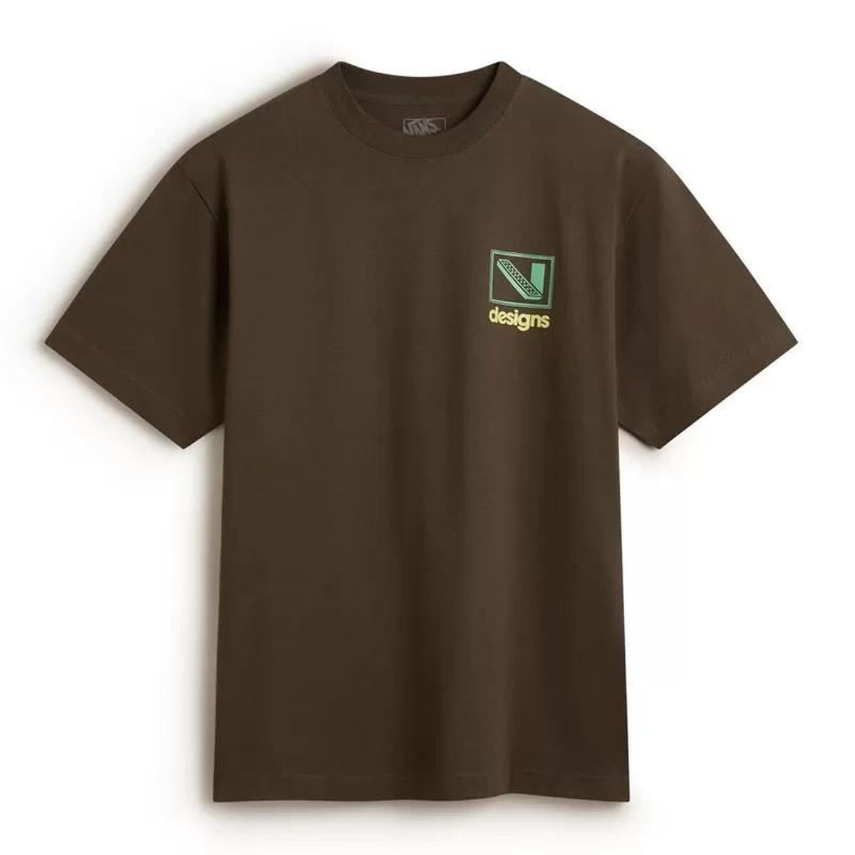 Camiseta de Manga Corta Hombre Vans Art Production Marrón