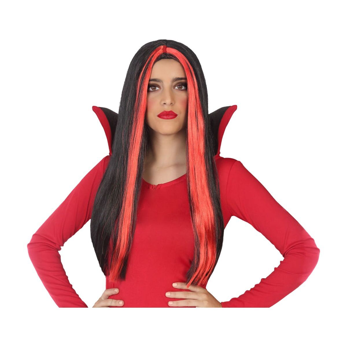 Peluca Rojo Vampiro 60 cm