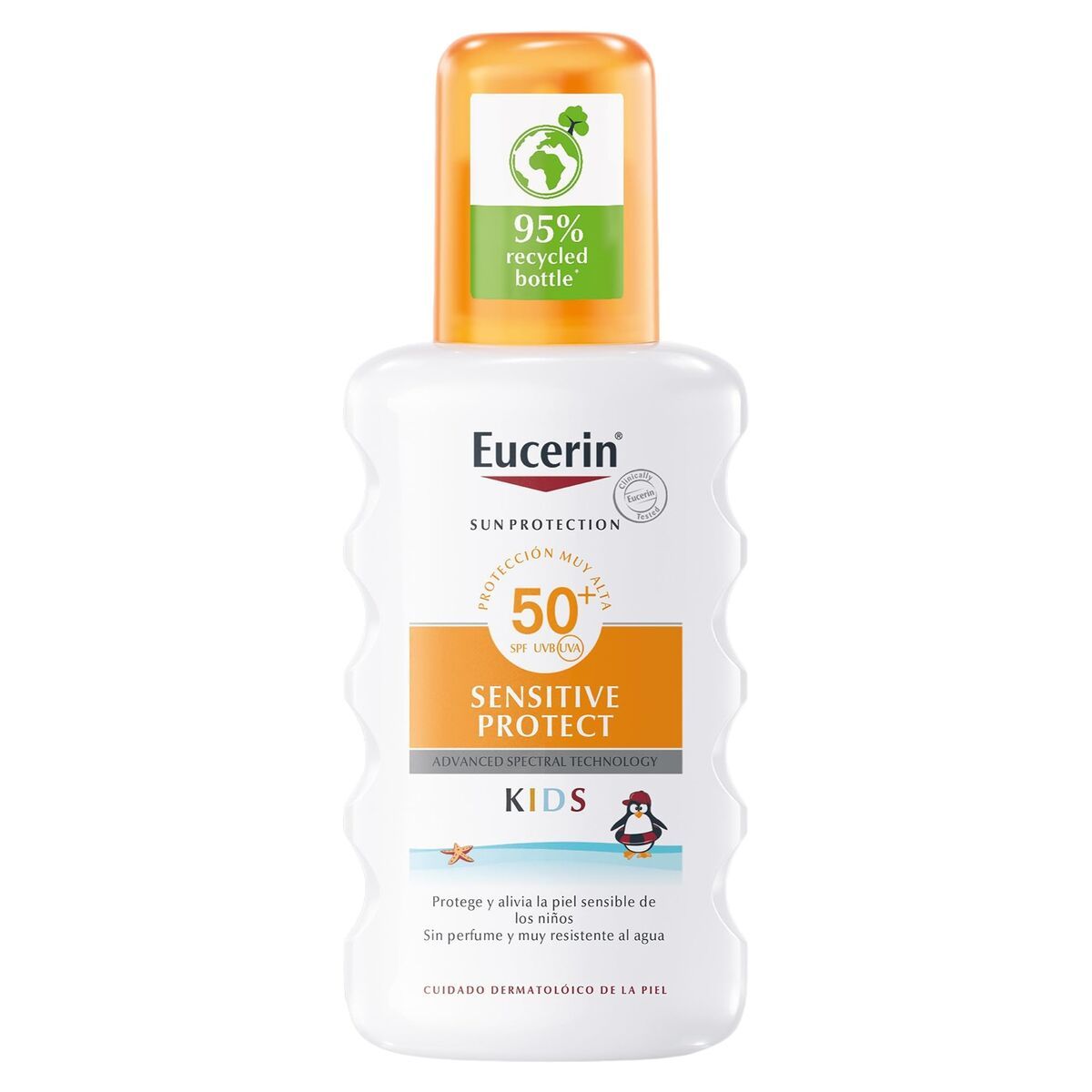 Protector Solar para Niños en Spray Eucerin Sensitive Protect Kids Spf 50+ 200 ml
