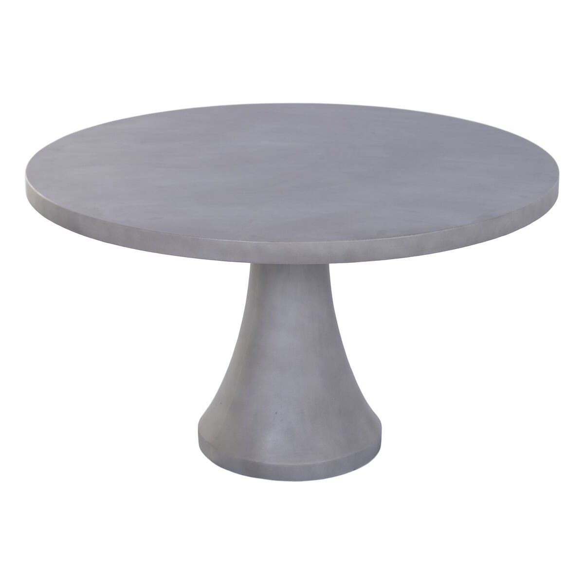 Mesa de Comedor Home ESPRIT Gris Hormigón 130 x 130 x 75 cm