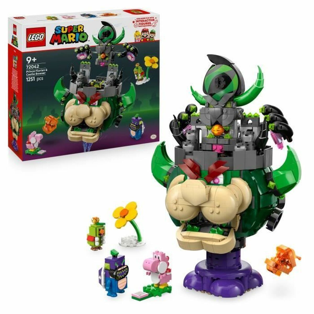 Juego de Construcción Lego 72042 Prince Florian and Castle Bowser 1251 Piezas