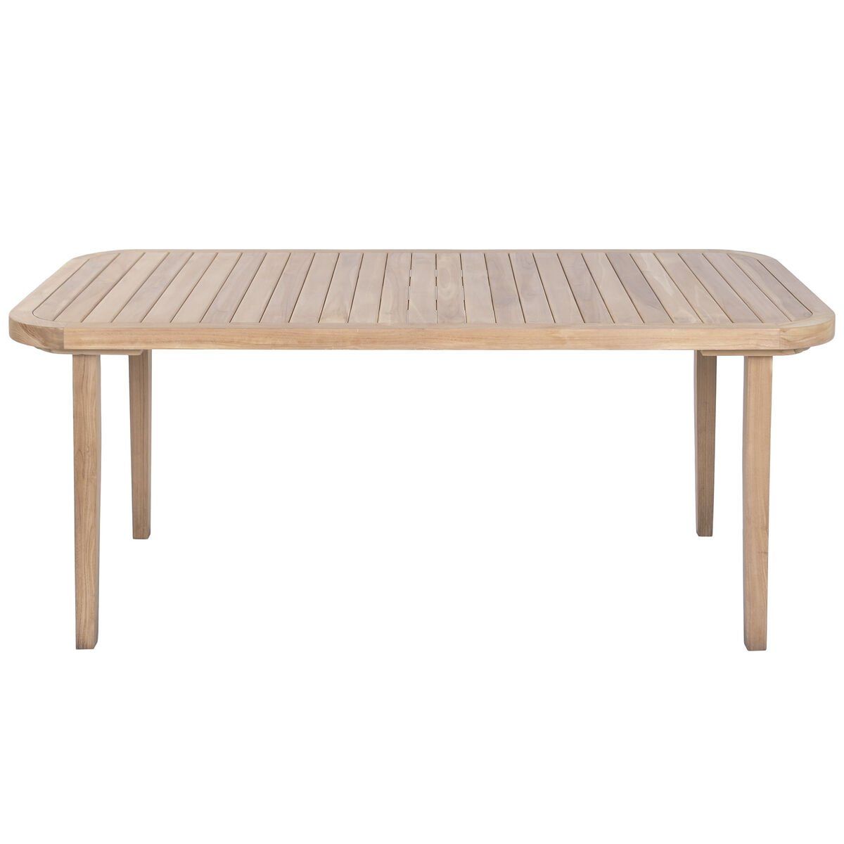 Mesa de Comedor Home ESPRIT Marrón Teca 180 x 90 x 77 cm