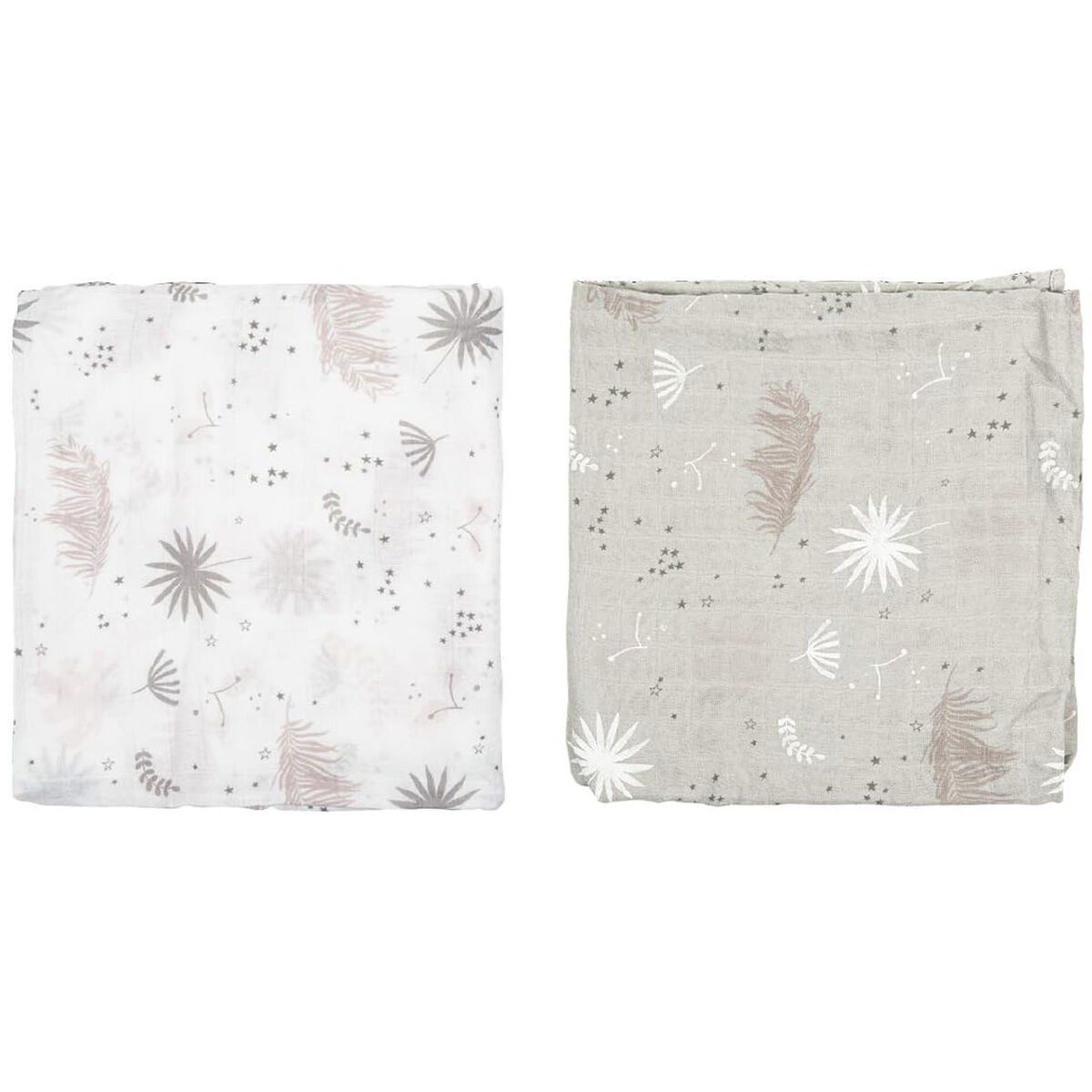 Muselina Pirulos 548 FLAMINGO 385 01 Blanco 2 Piezas