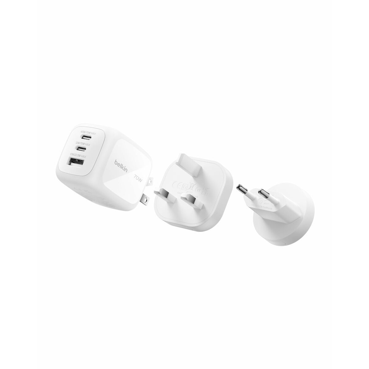 Cable USB Belkin WCH018HQWH Blanco