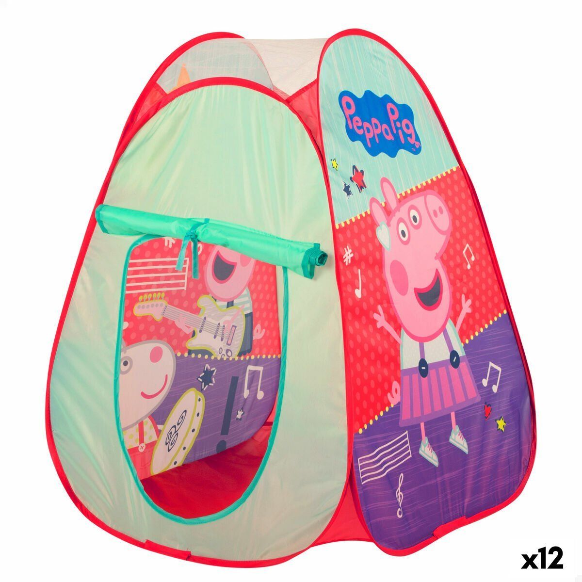 Tienda de Campaña Peppa Pig 75 x 90 x 75 cm 12 Unidades