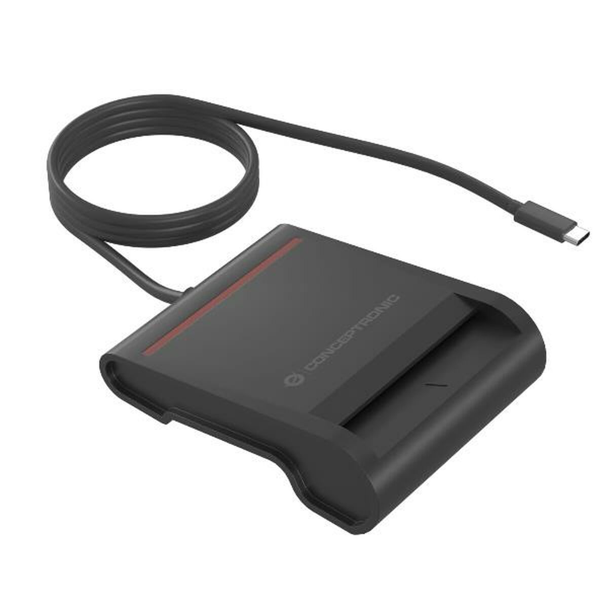 Lector de Tarjetas Externo Conceptronic SCR01BC Negro