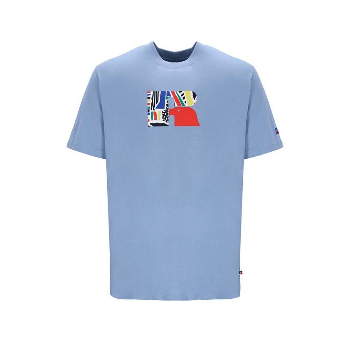 Camiseta de Manga Corta Hombre Russell Athletic Emt E36211 Añil