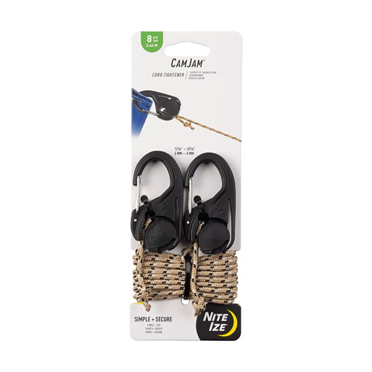 Pulpo para baca Nite Ize Negro 2,44 m (2 Unidades)