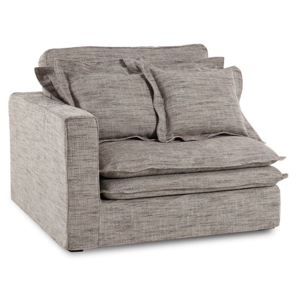 Módulo de sofá Home ESPRIT Marrón claro 120 X 120 X 95 CM