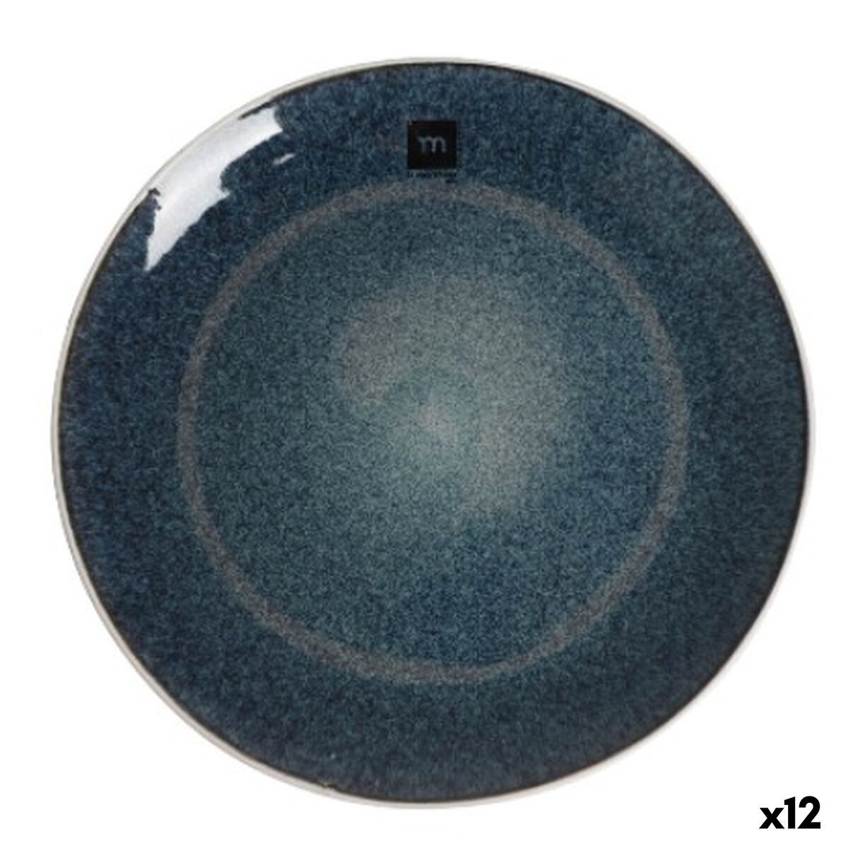 Plato Llano La Mediterránea Savina ø 25,5 x 3 cm (12 Unidades)