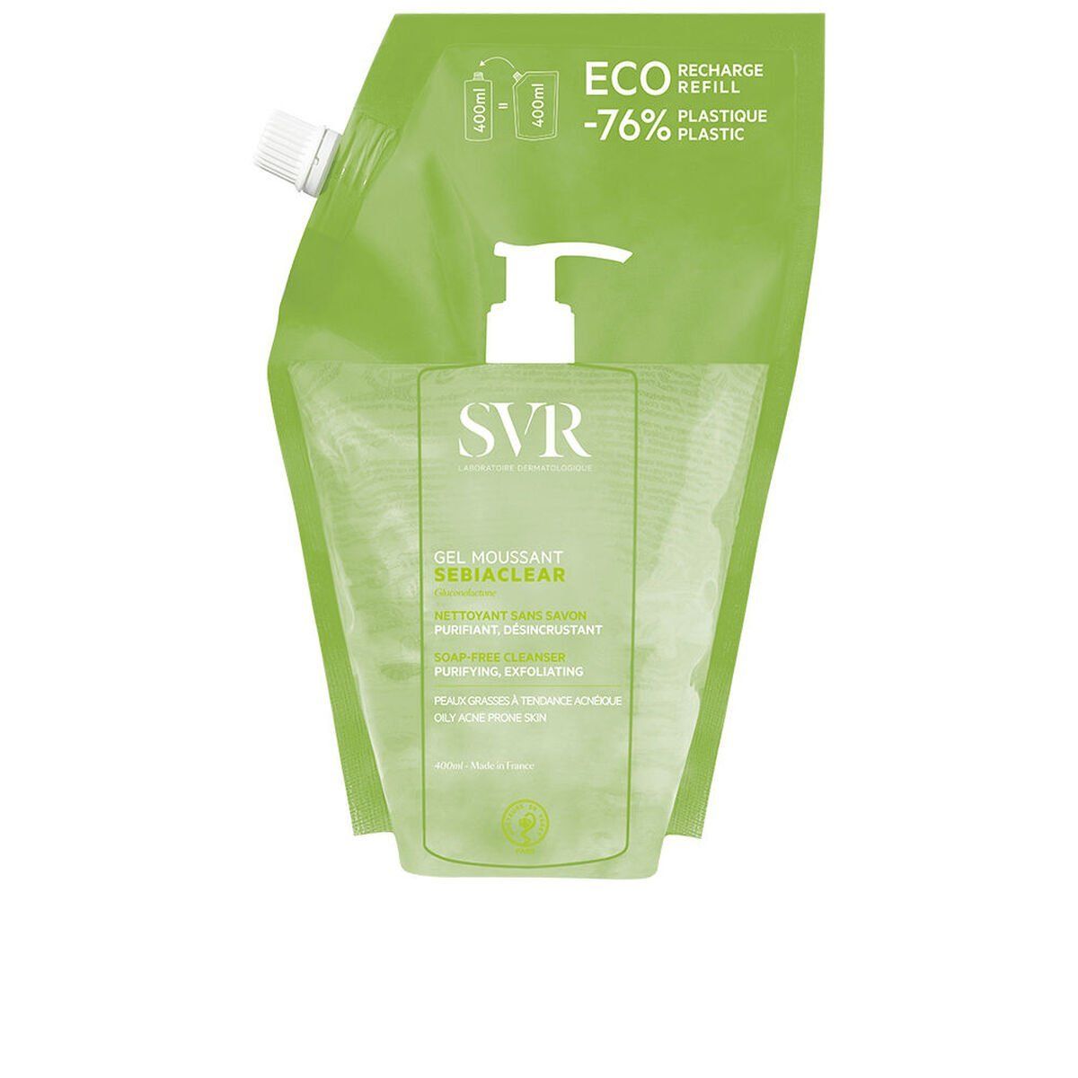 Gel Limpiador Facial SVR SEBIACLEAR 400 ml