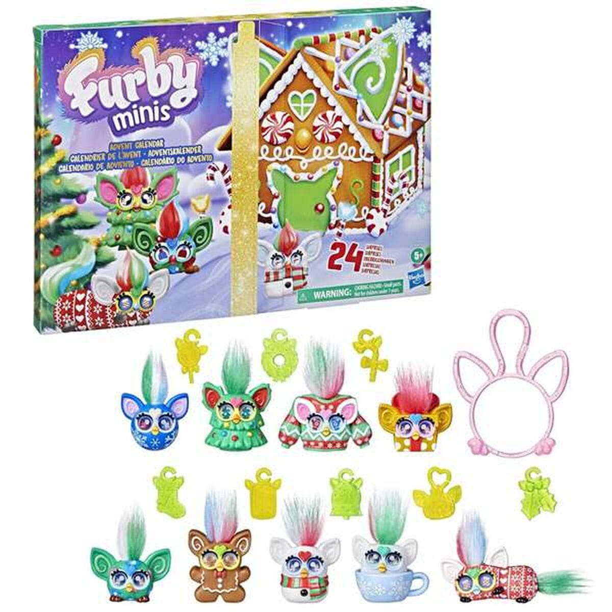 Calendario de Adviento Furby Minis Poliéster ABS PoE Multicolor