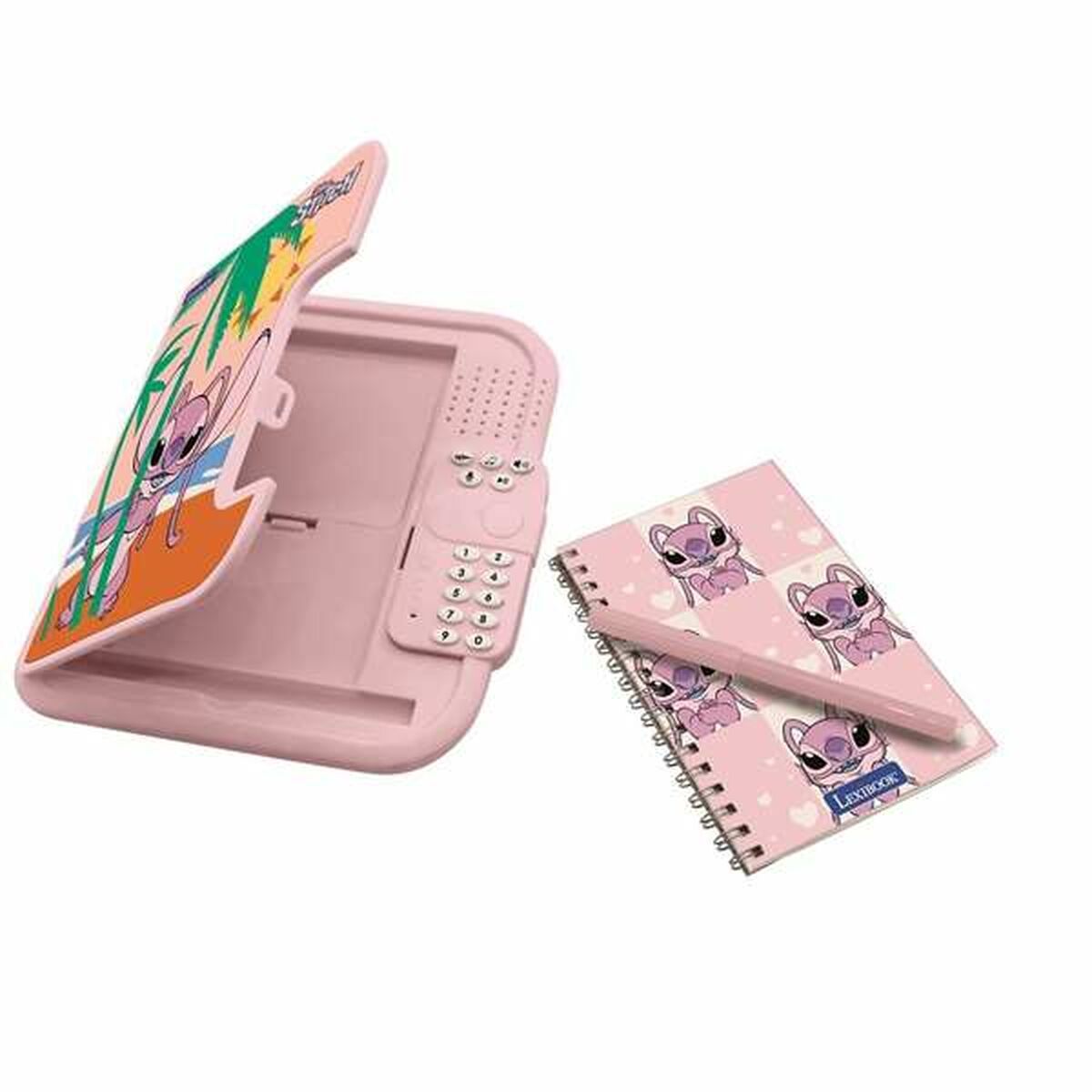 Juguete Interactivo Stitch Angel Rosa Agenda