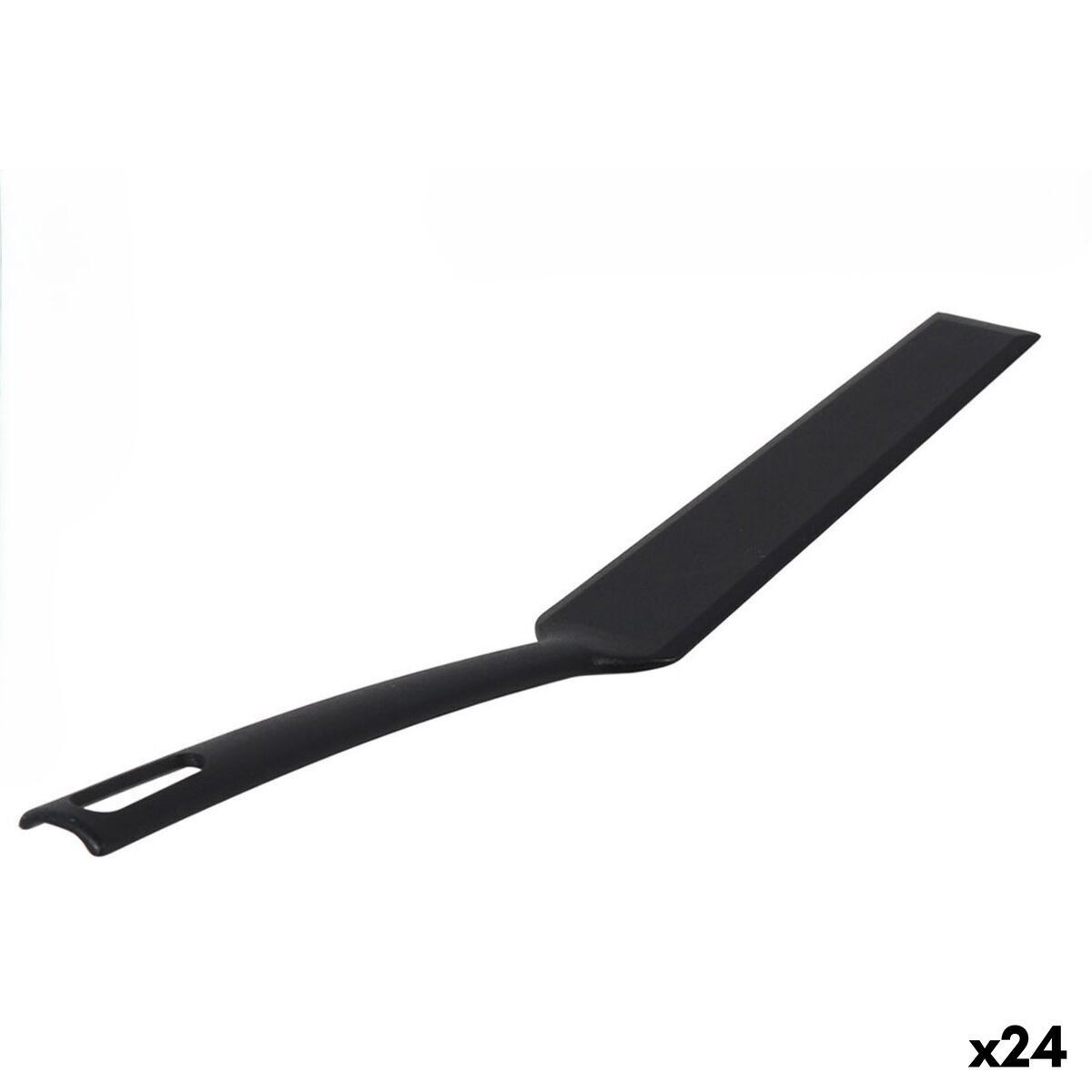 Espátula para Pastel Quttin Negro Nailon 31 x 3,7 x 4 cm (24 Unidades)