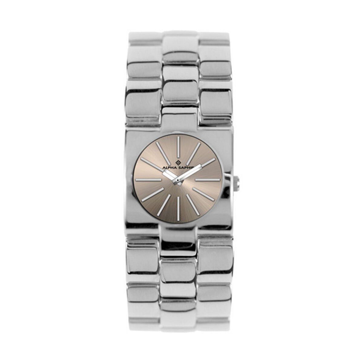 Reloj Unisex Alpha Saphir 271K Beige Plateado