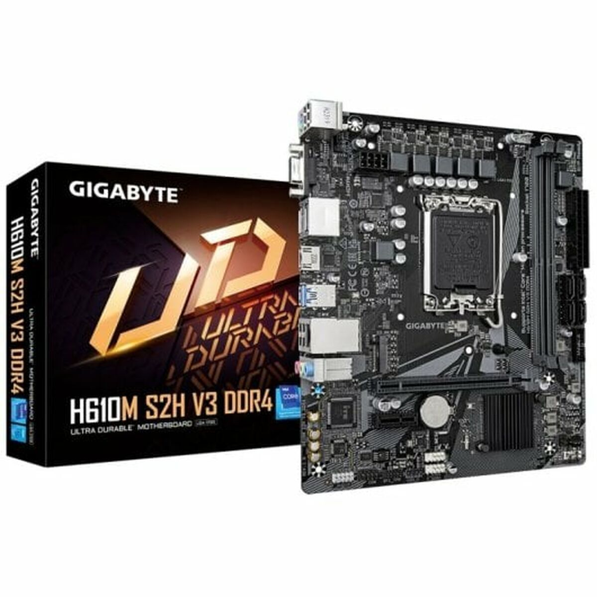 Placa Base Gigabyte H610M S2H V3 DDR4 LGA 1700