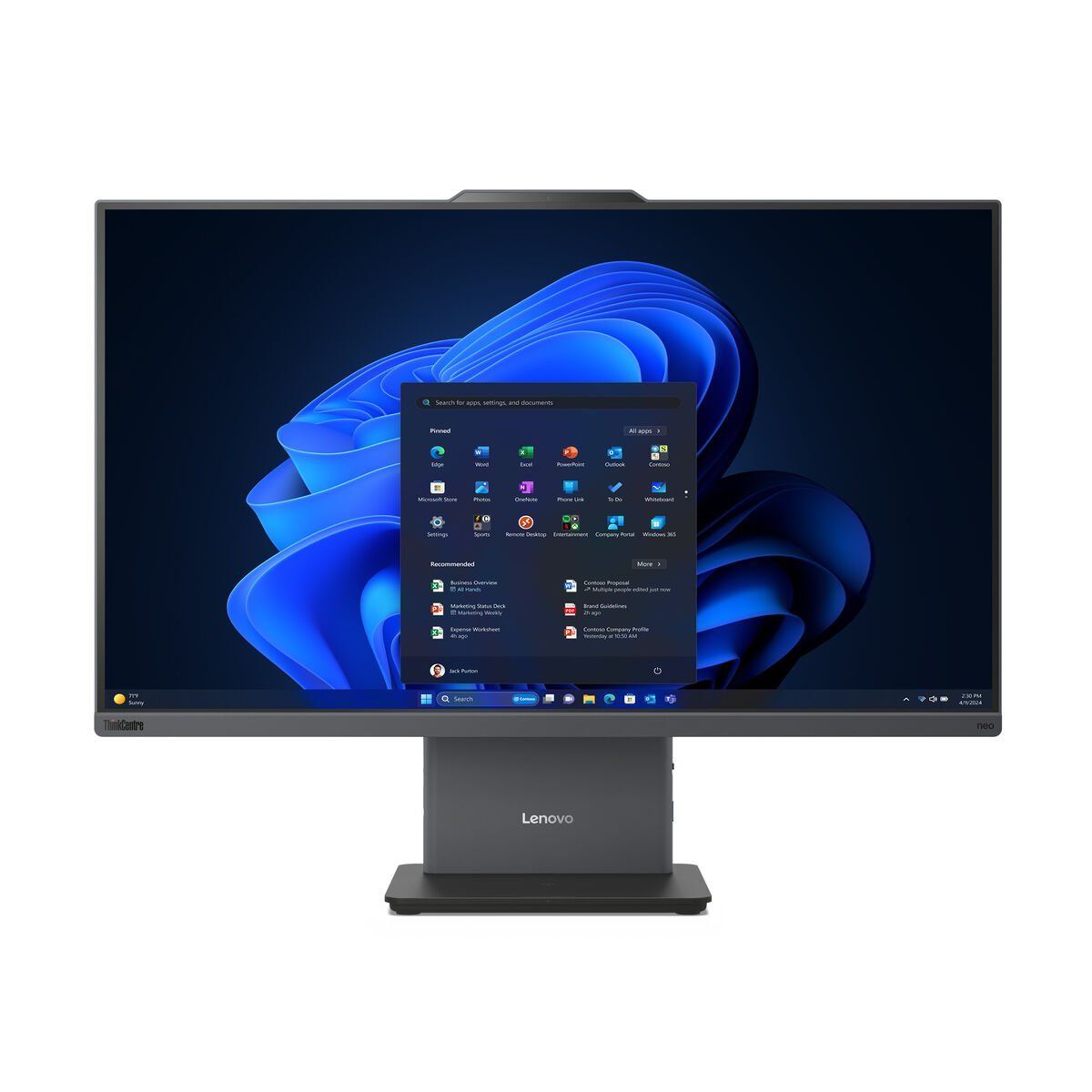 All in One Lenovo 12SB004SSP 27" 16 GB RAM 16 GB 512 GB SSD Intel Core i7 Qwerty Español