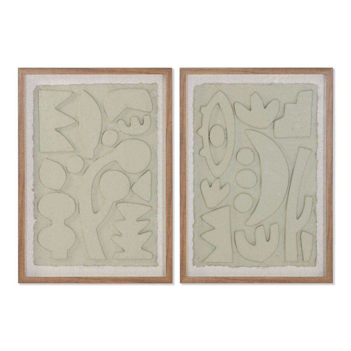 Cuadro Home ESPRIT Papel Cristal 50 x 3 x 70 cm