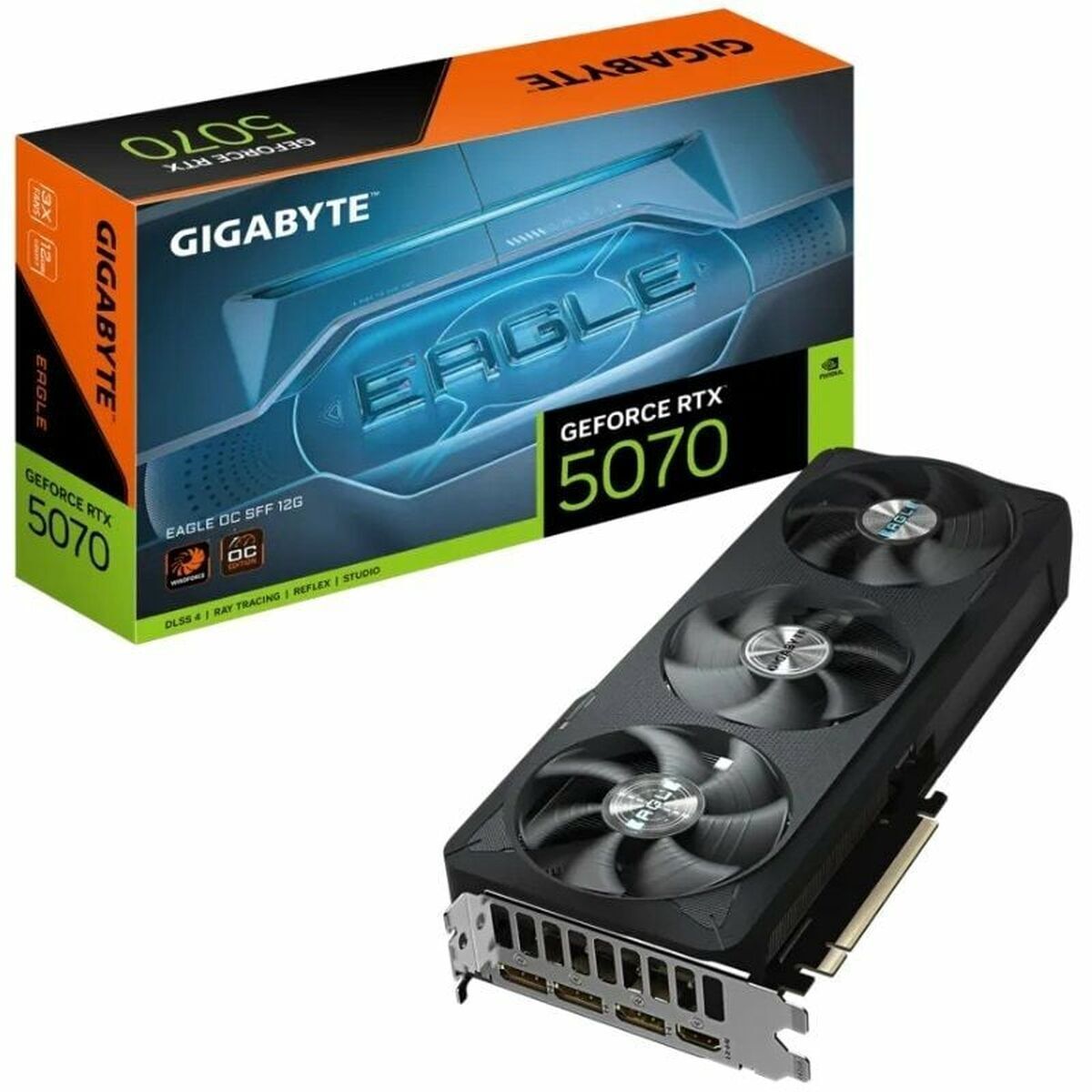 Tarjeta Gráfica Gigabyte GV-N5070EAGLE OC-12GD nvidia geforce rtx 5070 12 GB GDDR6 GDDR7