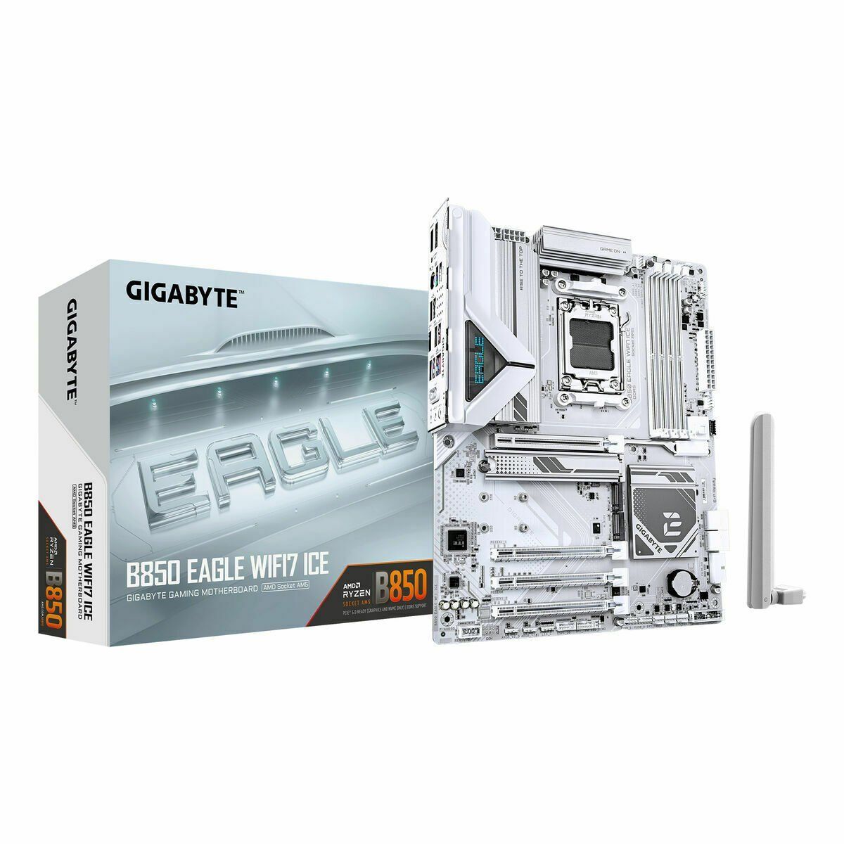 Placa Base Gigabyte B850 EAGLE WF7 ICE AMD B850 AMD AM5