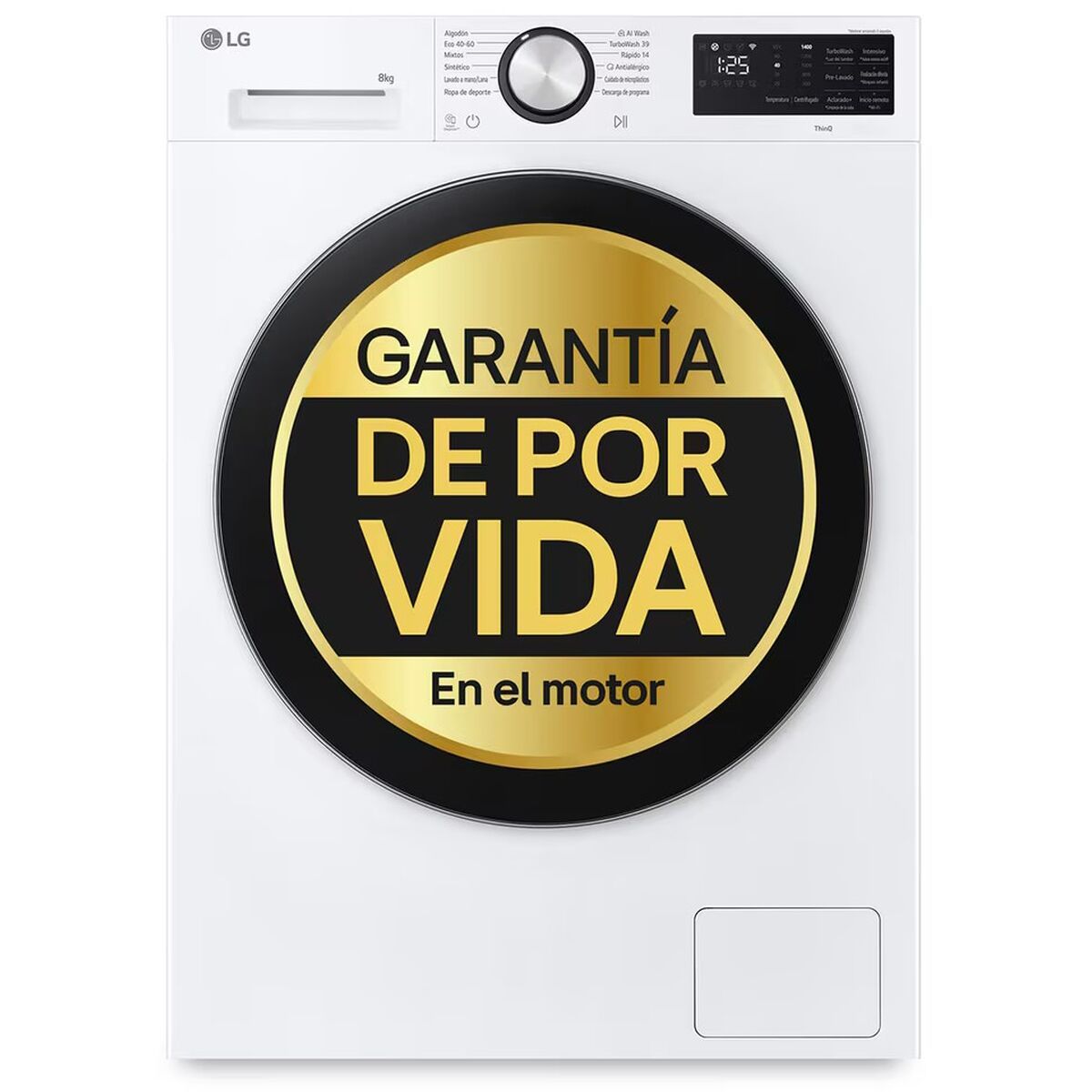 Lavadora LG F2X50S8TLC 1200 rpm 8 kg