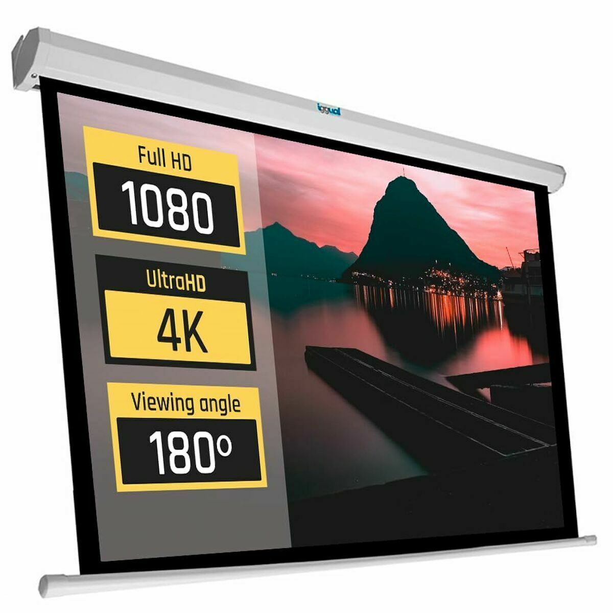 Pantalla Eléctrica Panorámica iggual PSIPS184 84"