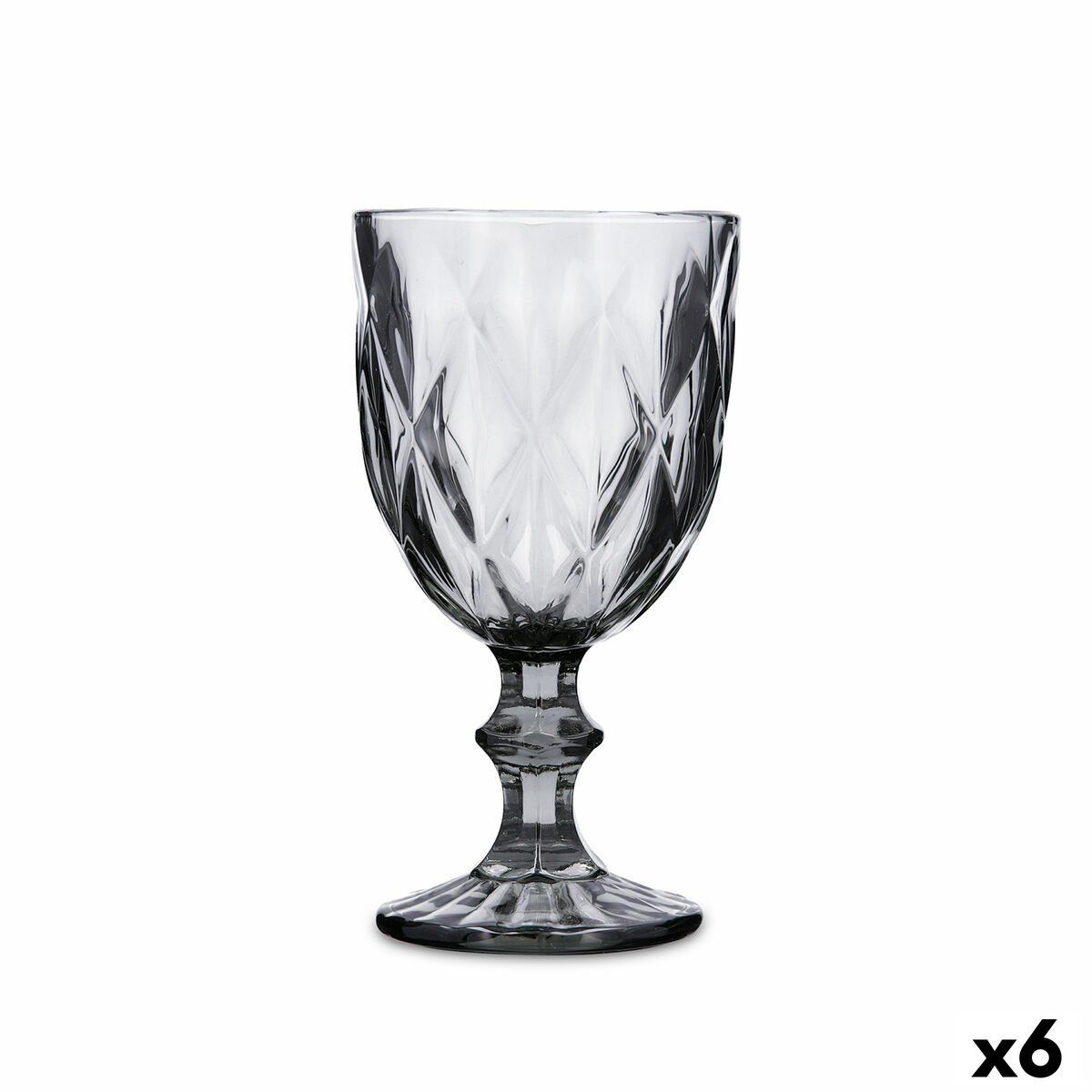 Copa Quid Maia Azul Vidrio 235 ml (6 Unidades)