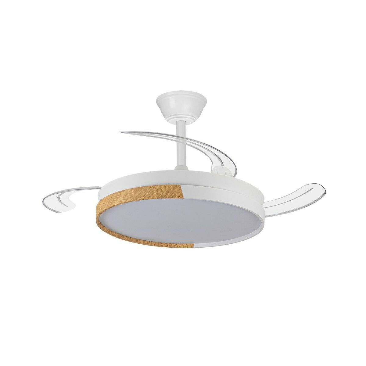 Ventilador de Techo CristalRecord RETRACT CRISTAL ECORO 45W MD Transparente 45 W