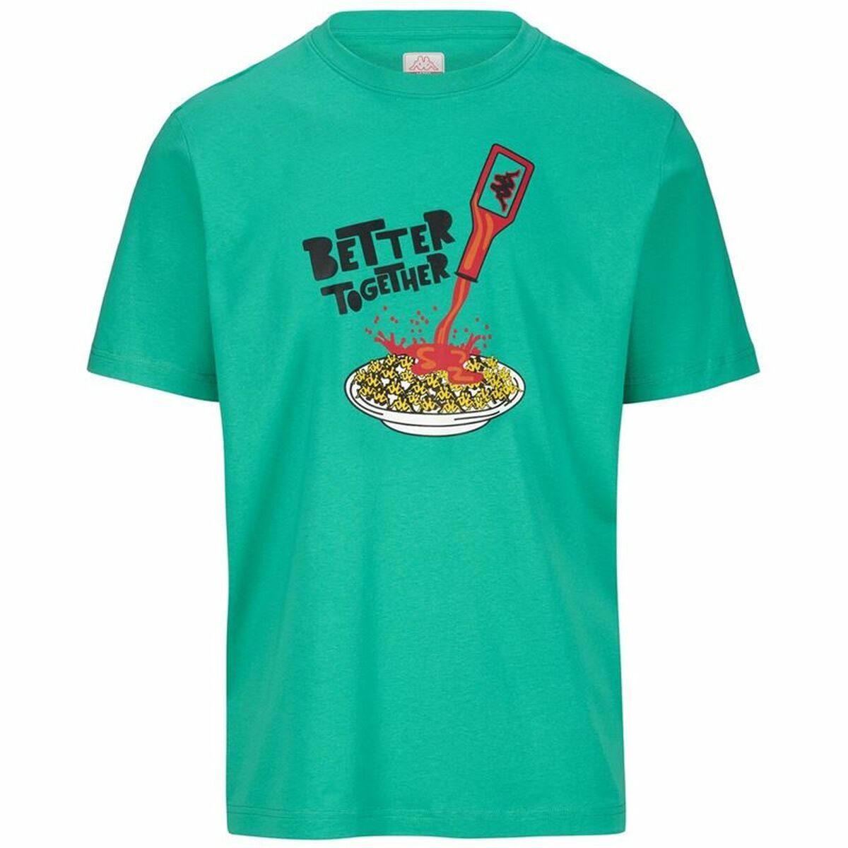 Camiseta de Manga Corta Hombre Kappa Glesto Tbar Azul