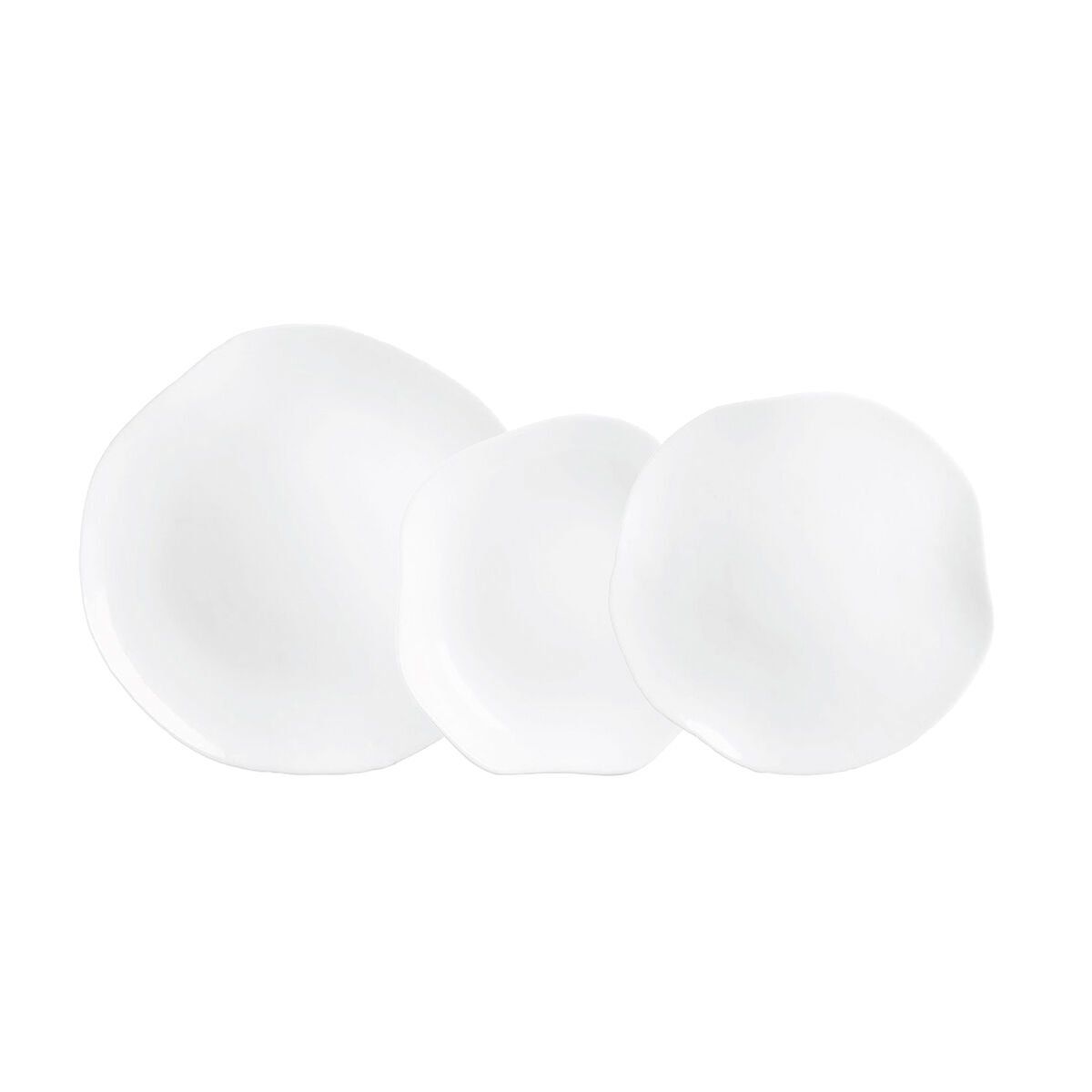 Vajilla Luminarc Galeo Blanco Vidrio 18 Piezas
