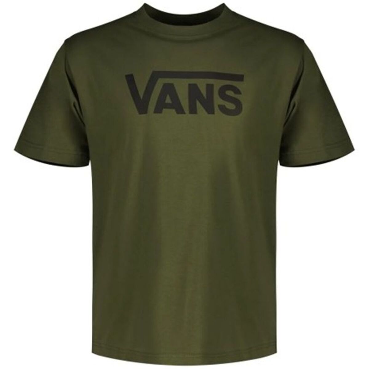 Camiseta de Manga Corta Hombre Vans Classic Ss Gris oscuro