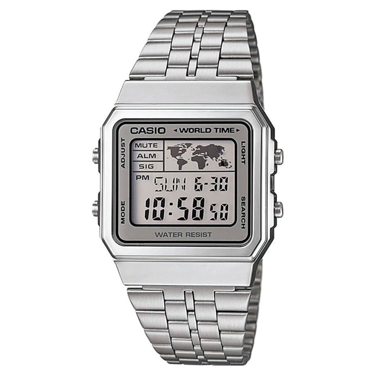 Reloj Unisex Casio A500WA-7D Plateado (Ø 39 mm)