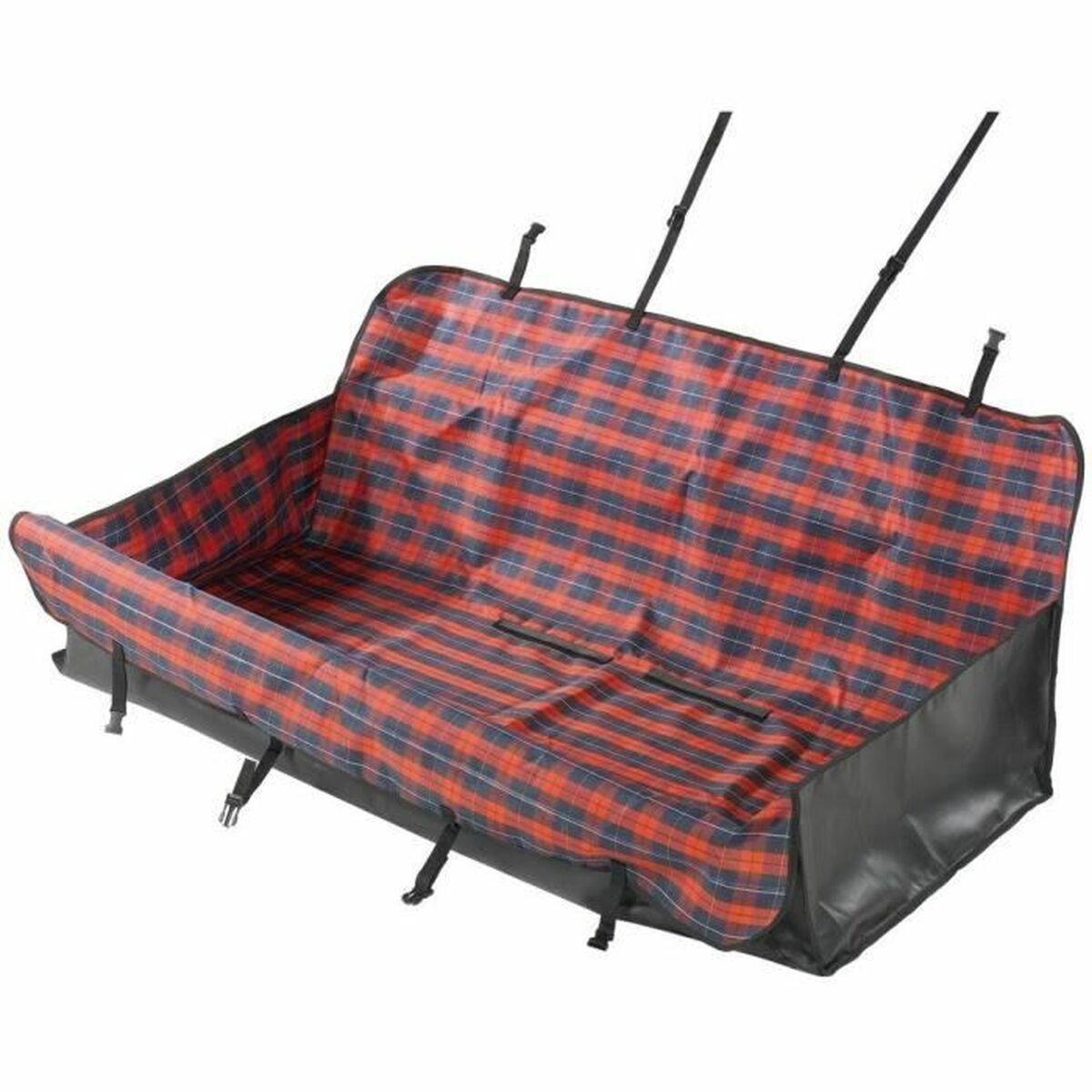 Funda Protectora de Coche para Mascotas Ferplast Negro Rojo 140 x 50 x 60 cm