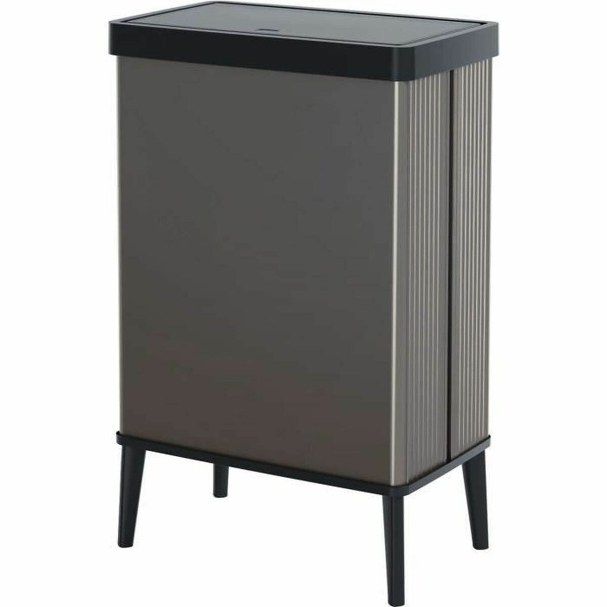 Cubo de basura Curver VERTO Gris Plástico 54 L