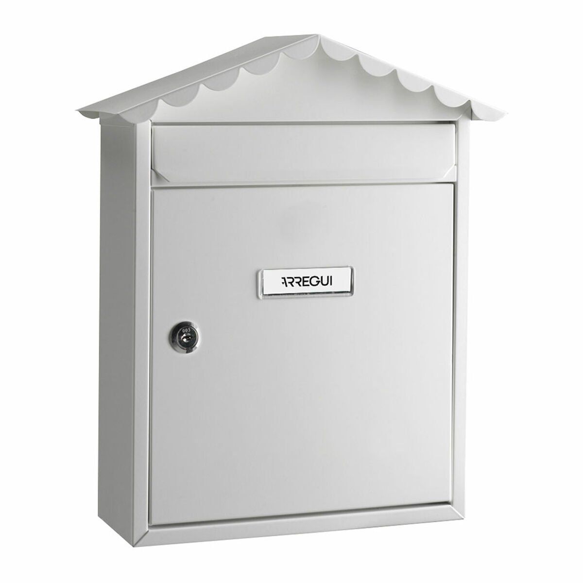 Buzón Arregui Blanco Acero 30 x 11 x 36 cm