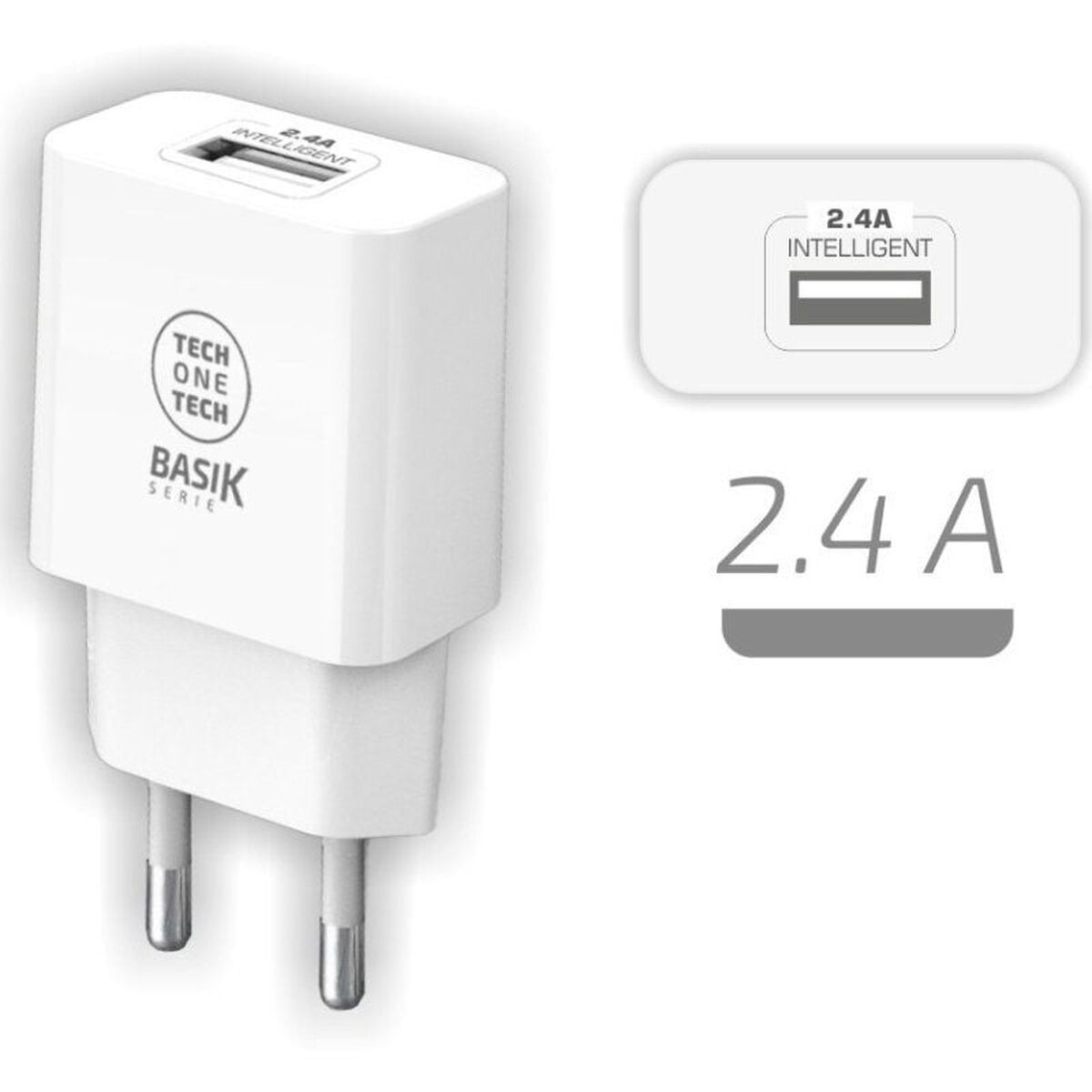 Cargador de Pared Tech One Tech TEC2904 Blanco