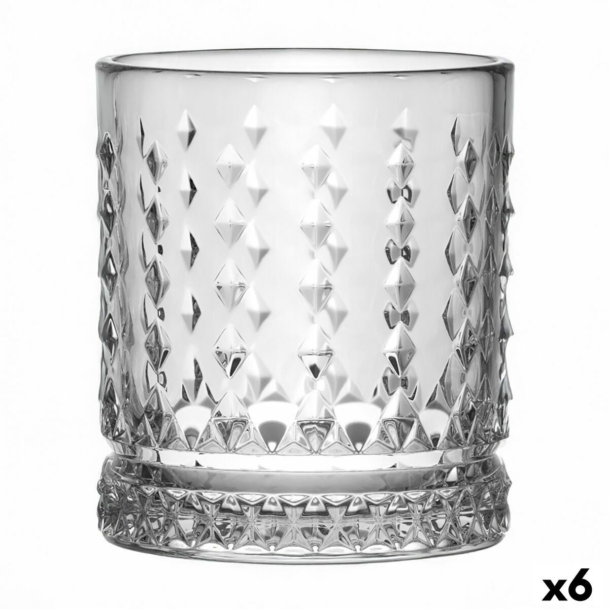 Vaso Quid Style Transparente Vidrio 370 ml (6 Unidades)
