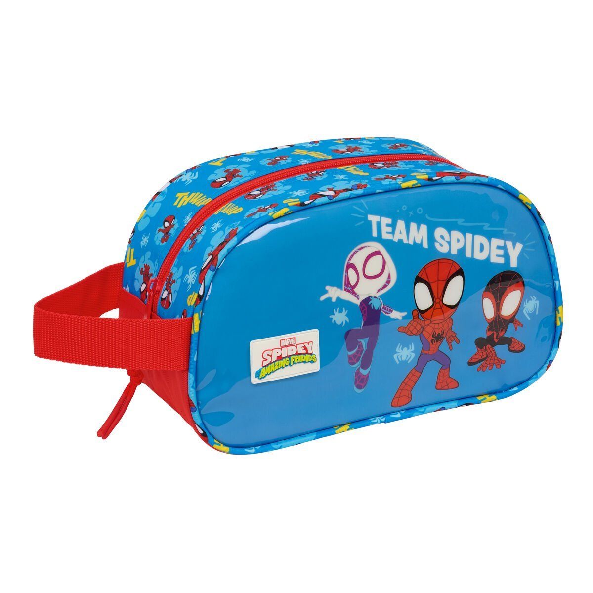 Neceser de Viaje Spider-Man Azul Rojo 26 x 15 x 12 cm