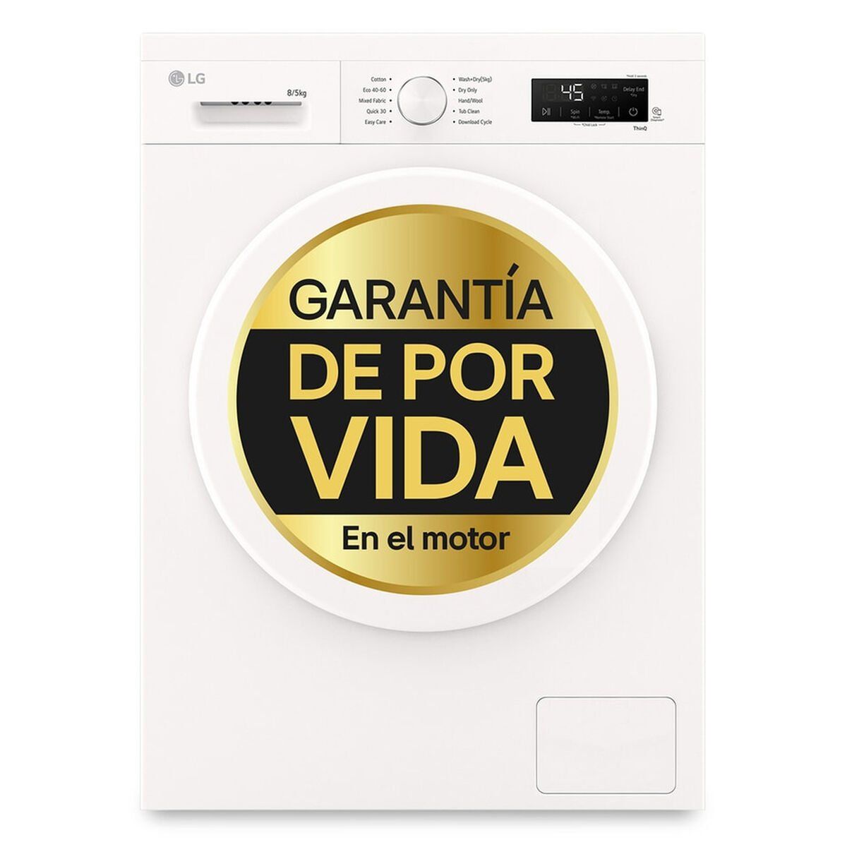 Lavadora - Secadora LG W4X1085NWH