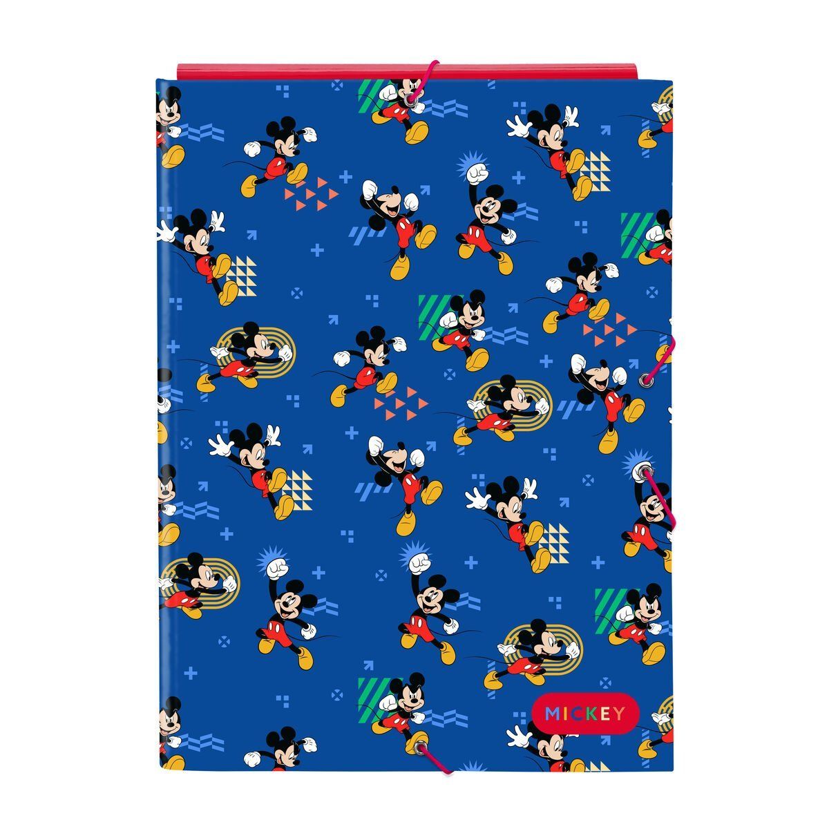 Carpeta de anillas Mickey Mouse Clubhouse Today Azul A4 26 x 33.5 x 2.5 cm