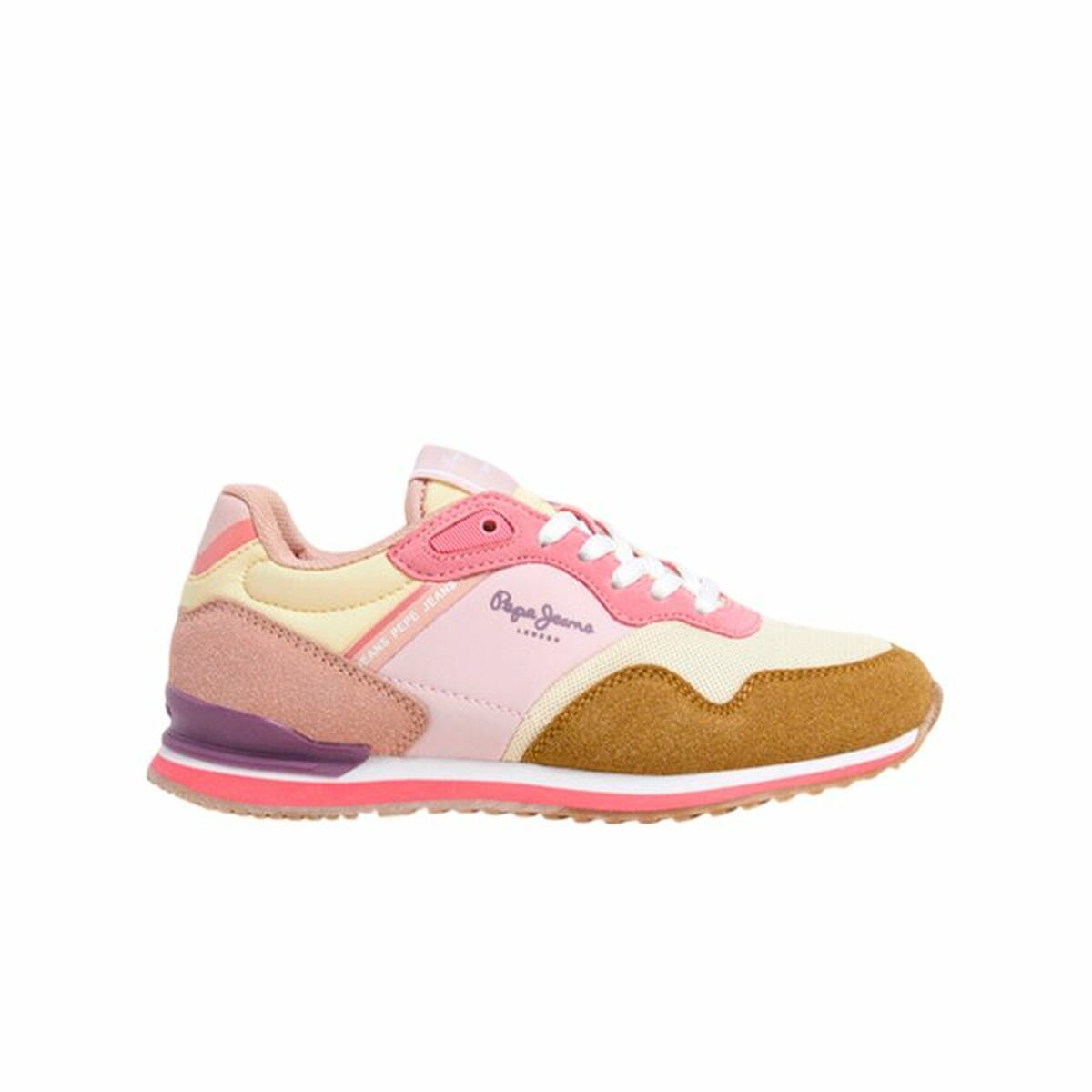 Zapatillas Deportivas Mujer Pepe Jeans London Band G Marrón claro