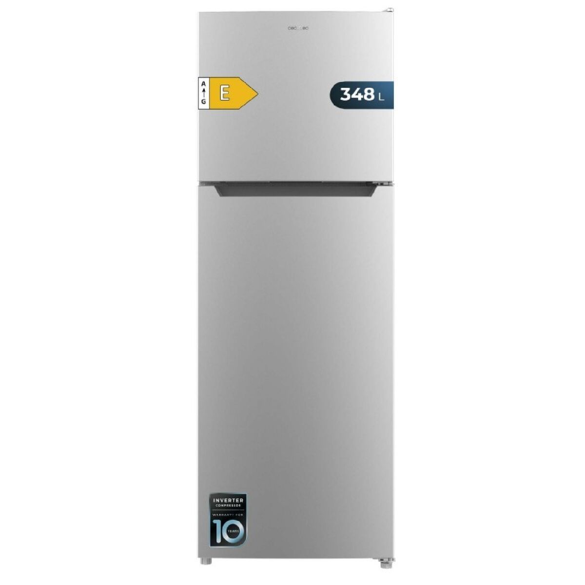 Frigorífico combinado Cecotec Bolero CoolMarket 2D 348 NF Inox Acero 348 L