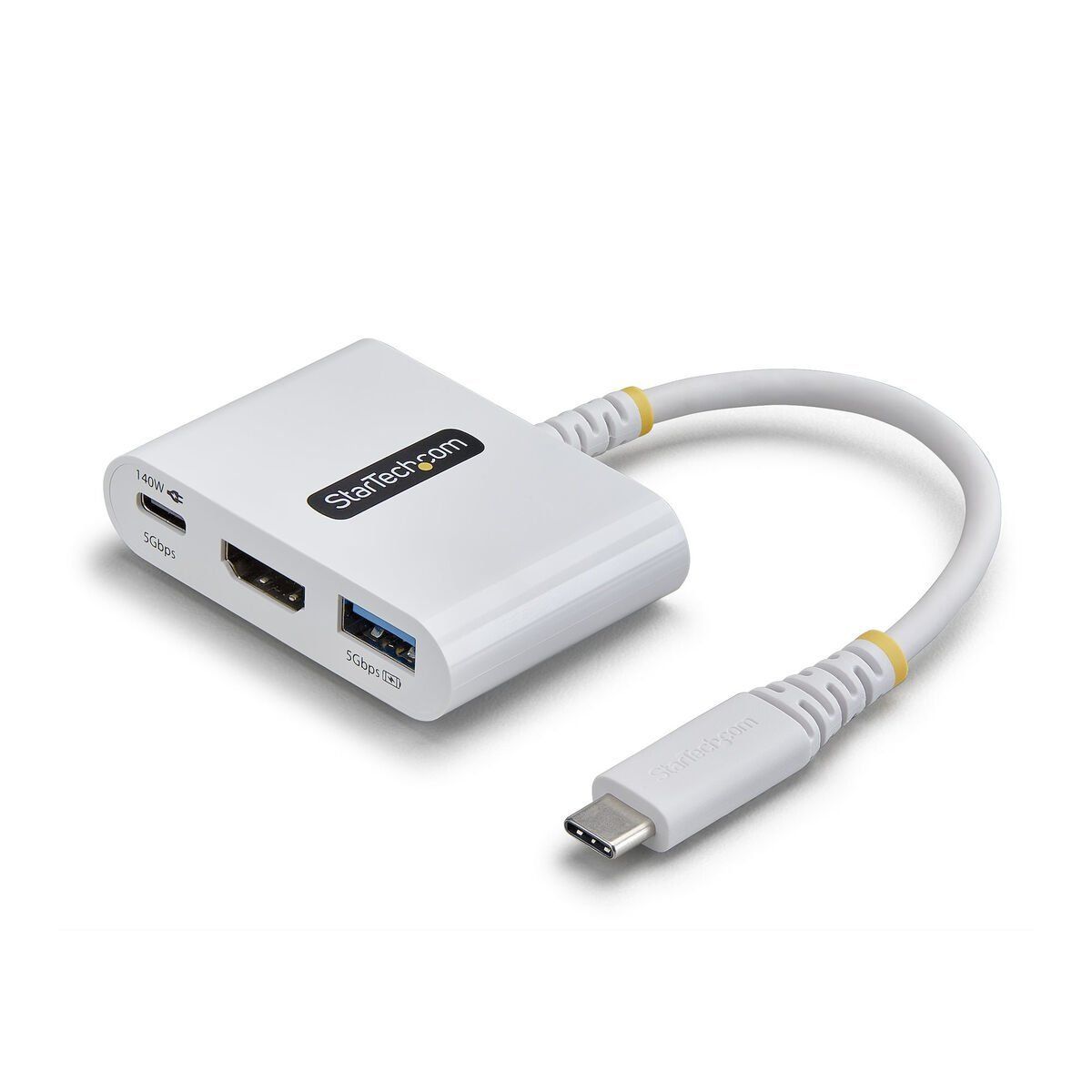 Cable USB Startech 168W-USBC-MULTIPORT Blanco