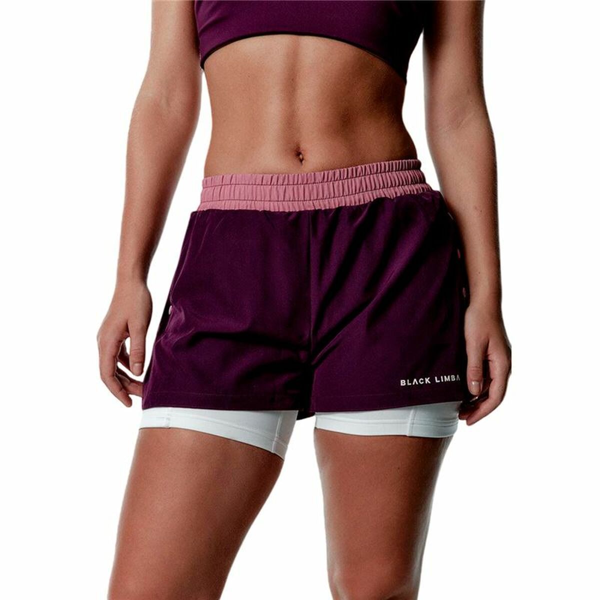 Pantalones Cortos Deportivos para Mujer Black Limba Courtpulse