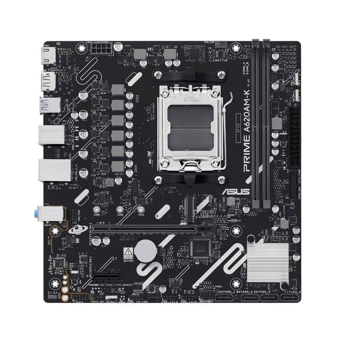 Placa Base Asus PRIME A620AM-K AMD AM5 AMD