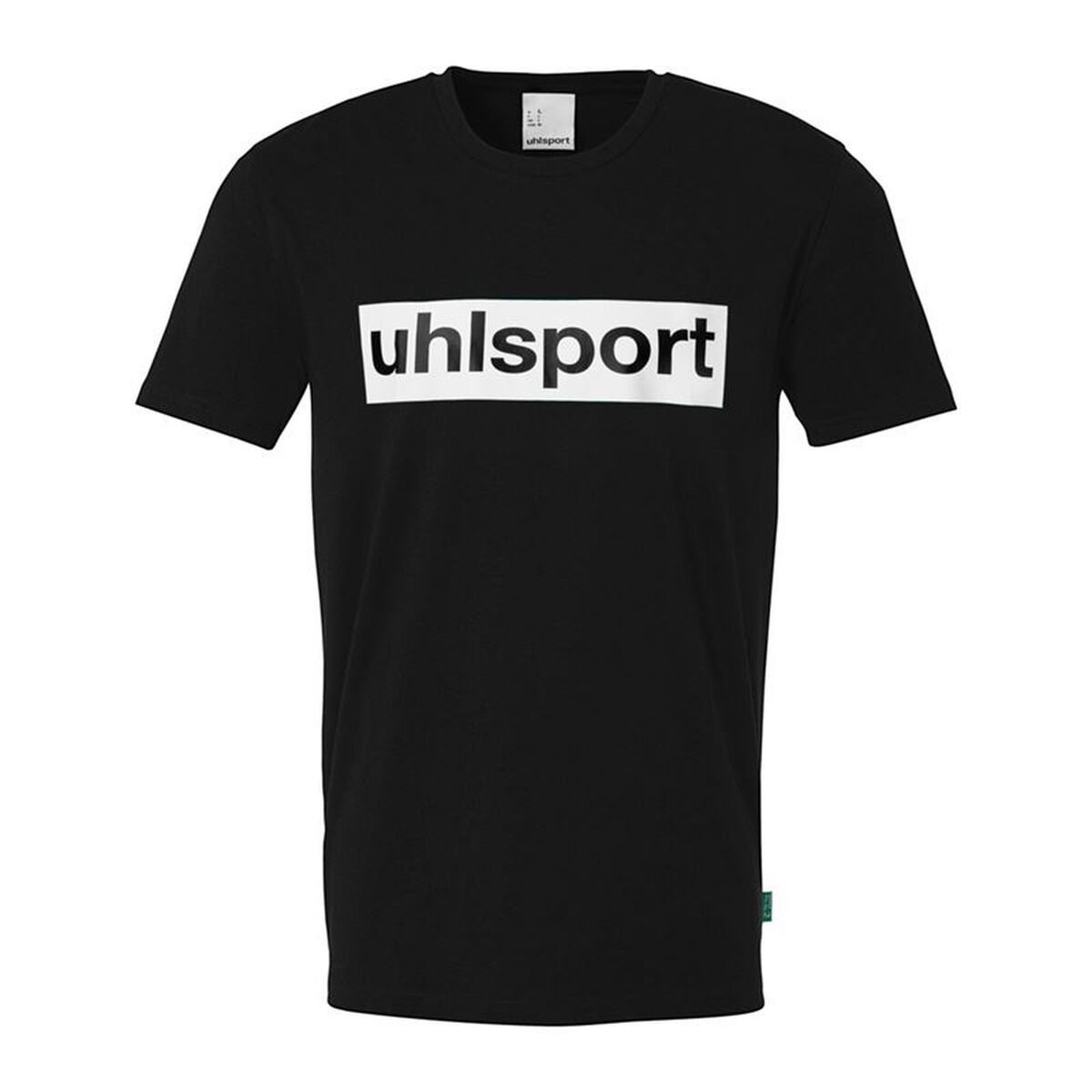 Camiseta de Fútbol de Manga Corta Hombre Uhlsport Essential Promo Negro