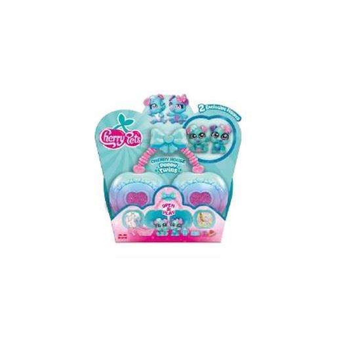 Playset Magicbox Cherry Pets Cherry House Puppy Twins 18,9 X 20,5 X 6,7 cm
